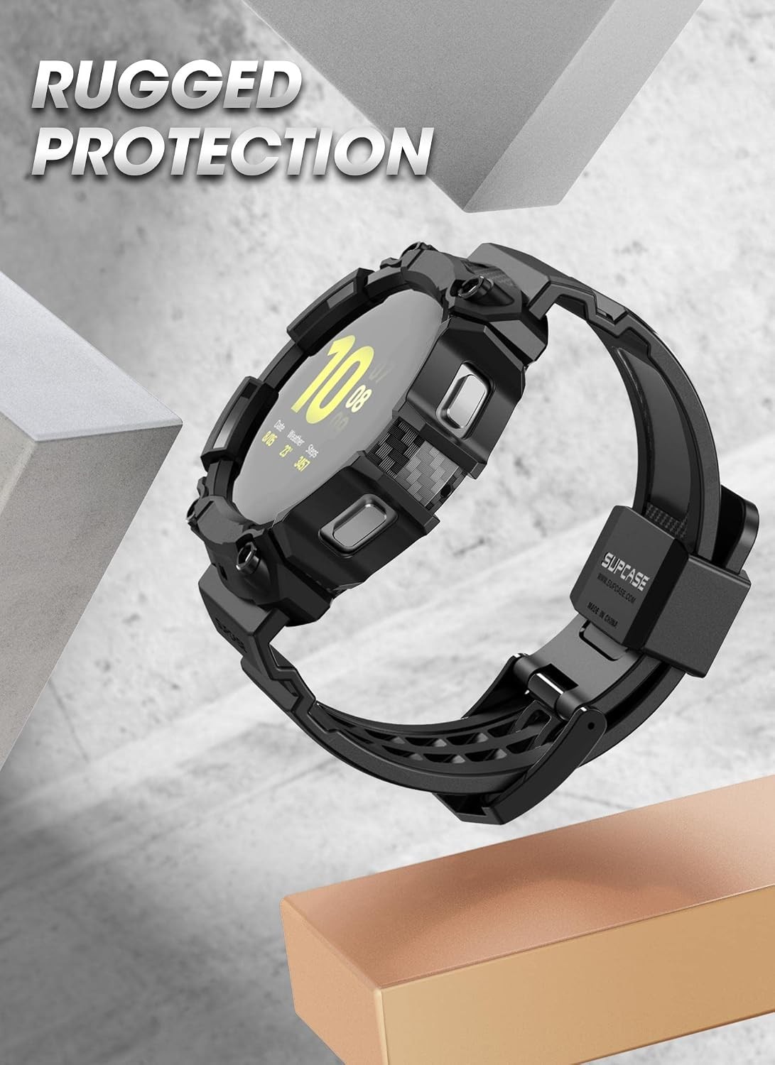 Military-Grade Rugged Band for Samsung Galaxy Watch 5 / 4 44mm, Adjustable