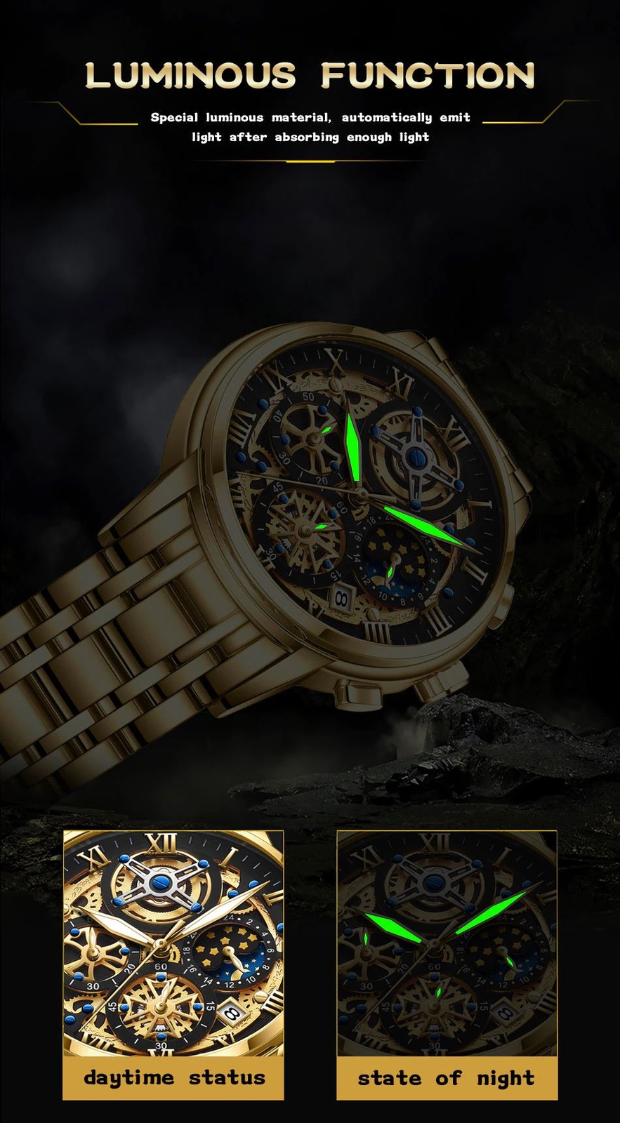 2023 Luxury Men Quartz Watch Fashion Business Casual Sports-DT8973