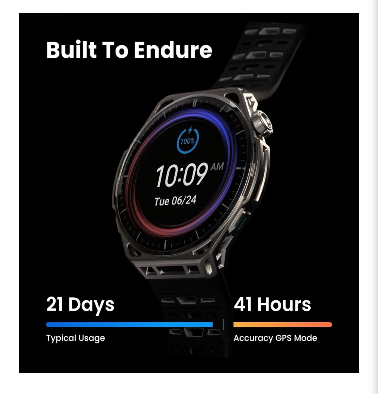 Amazfit Balance 3 Smart Watch 1.5” AMOLED Sapphire Glass, IOS/Android 48mm 64gb