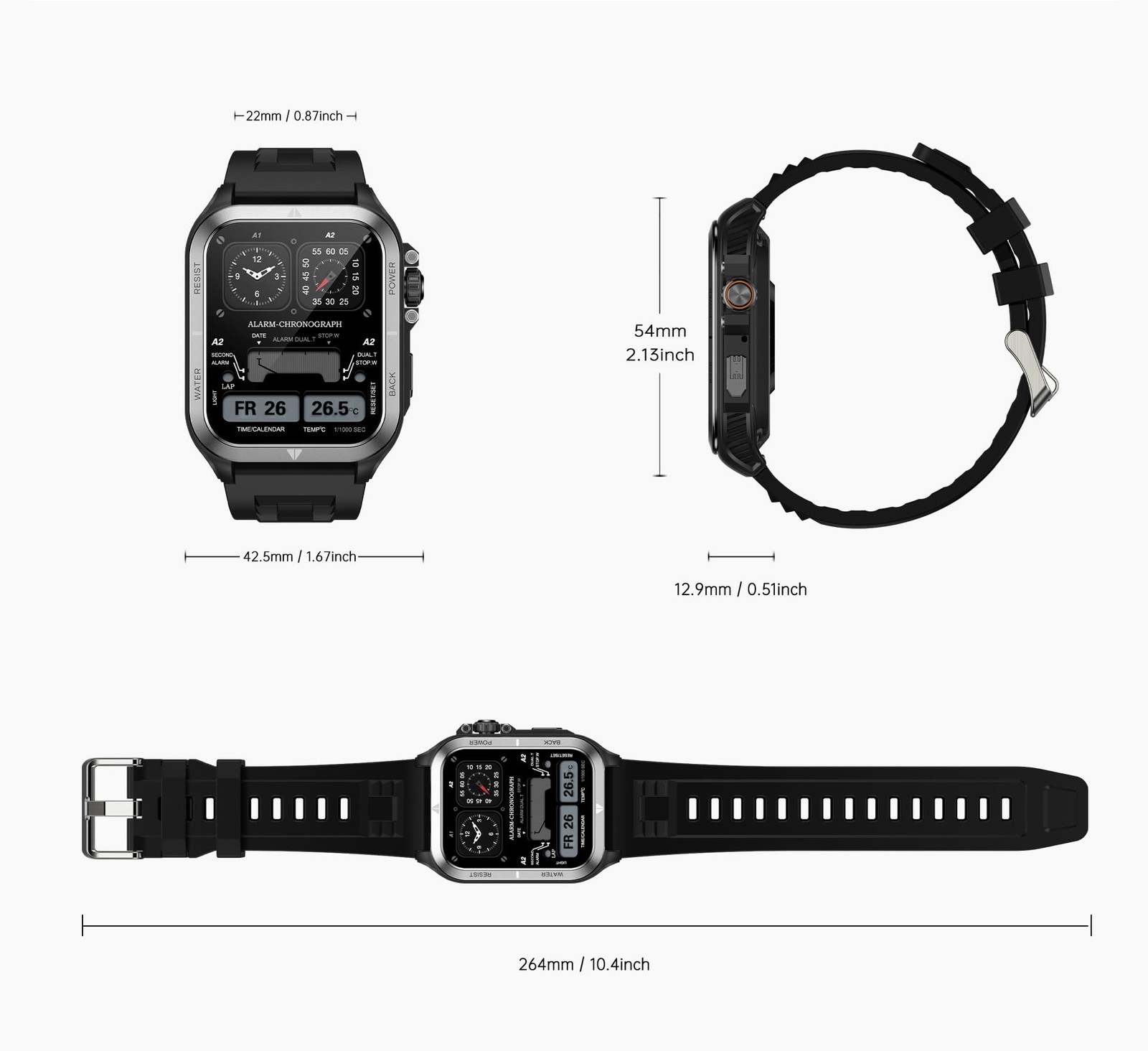Reloj Inteligente Con Llamadas Bluetooth y Linterna Smart Watch Para Hombre 2026