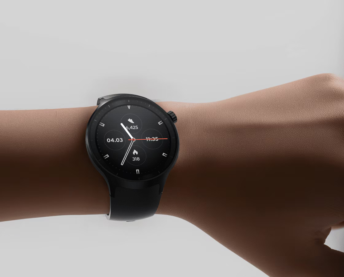 New Motorola Moto Watch 2026 XT2547-2 Smartwatch Volcanic Ash Silicone Sealed