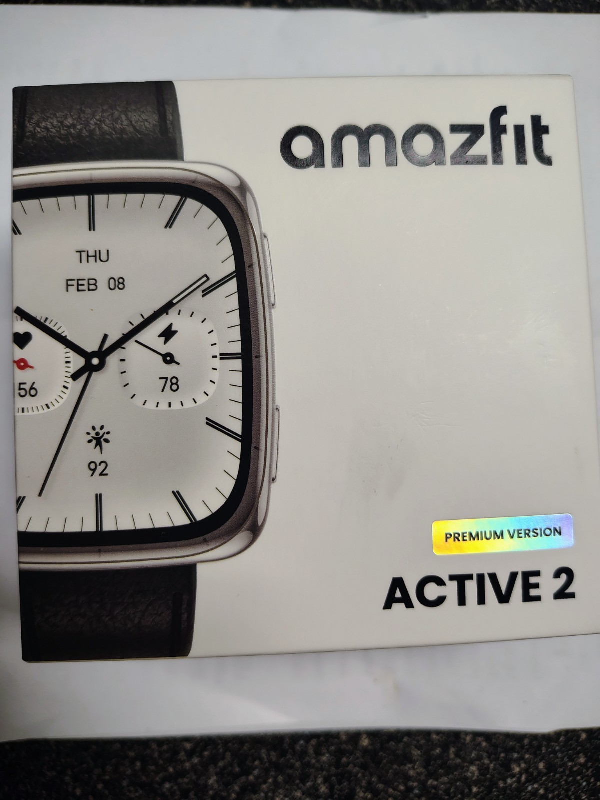 Amazfit Active 2 Premium Smart Watch (Square) – Brand New SEALED