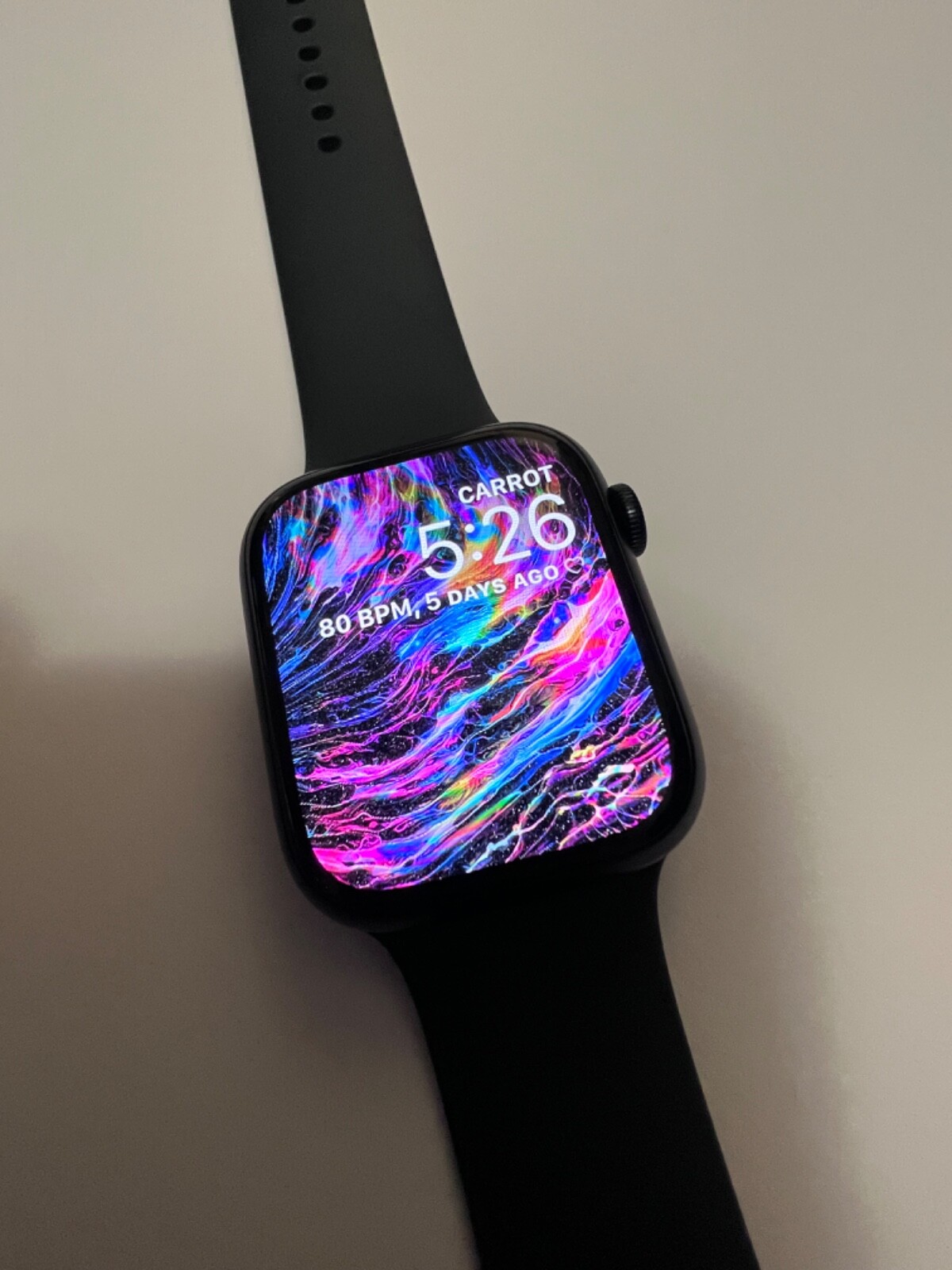 Apple Watch Series 8 45mm Midnight Aluminum Case with Sport Band, M/L (GPS)…
