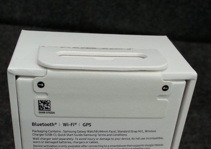 SAMSUNG SM-L330 Galaxy Watch 8 Bluetooth Smart Watch 44mm Silver/White