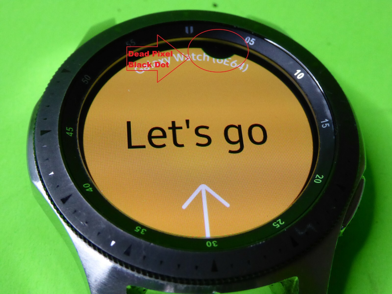 Samsung Galaxy Watch SM-R800 46mm. Watch Case only (screen has tiny dead pixel)