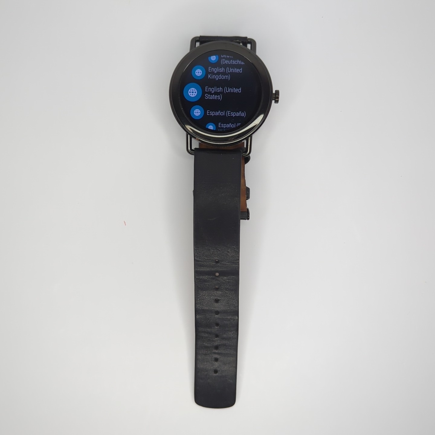 Fossil Skagen Falster 1 Android Wear Smartwatch Black Leather SKT5001 DW5S1