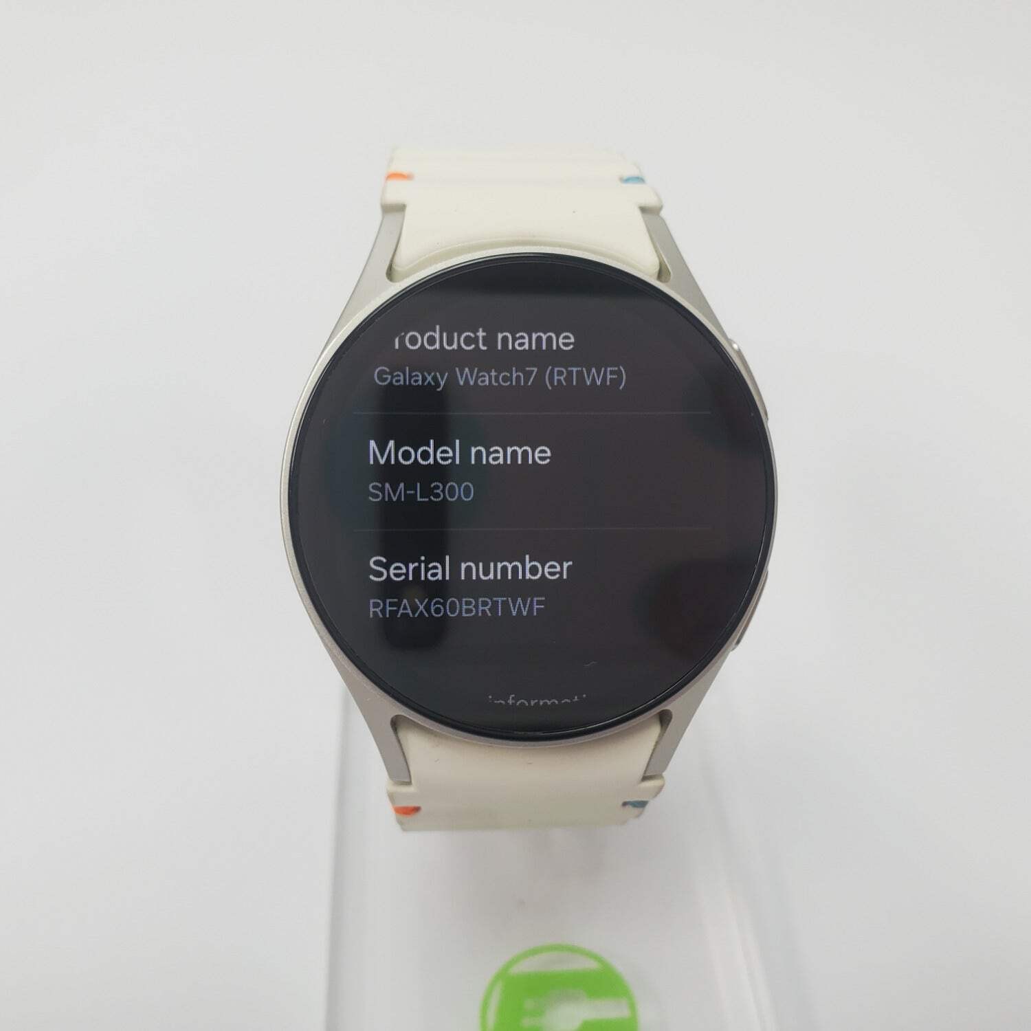 GPS Only Samsung Galaxy Watch7 Aluminum Smartwatch SM-L300