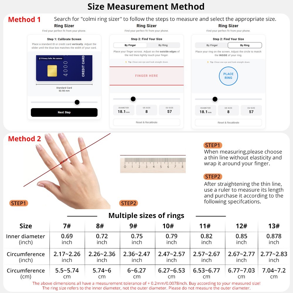 COLMI R02 Smart Ring with Charging Case Health Fitness Tracker Heart Rate Sleep