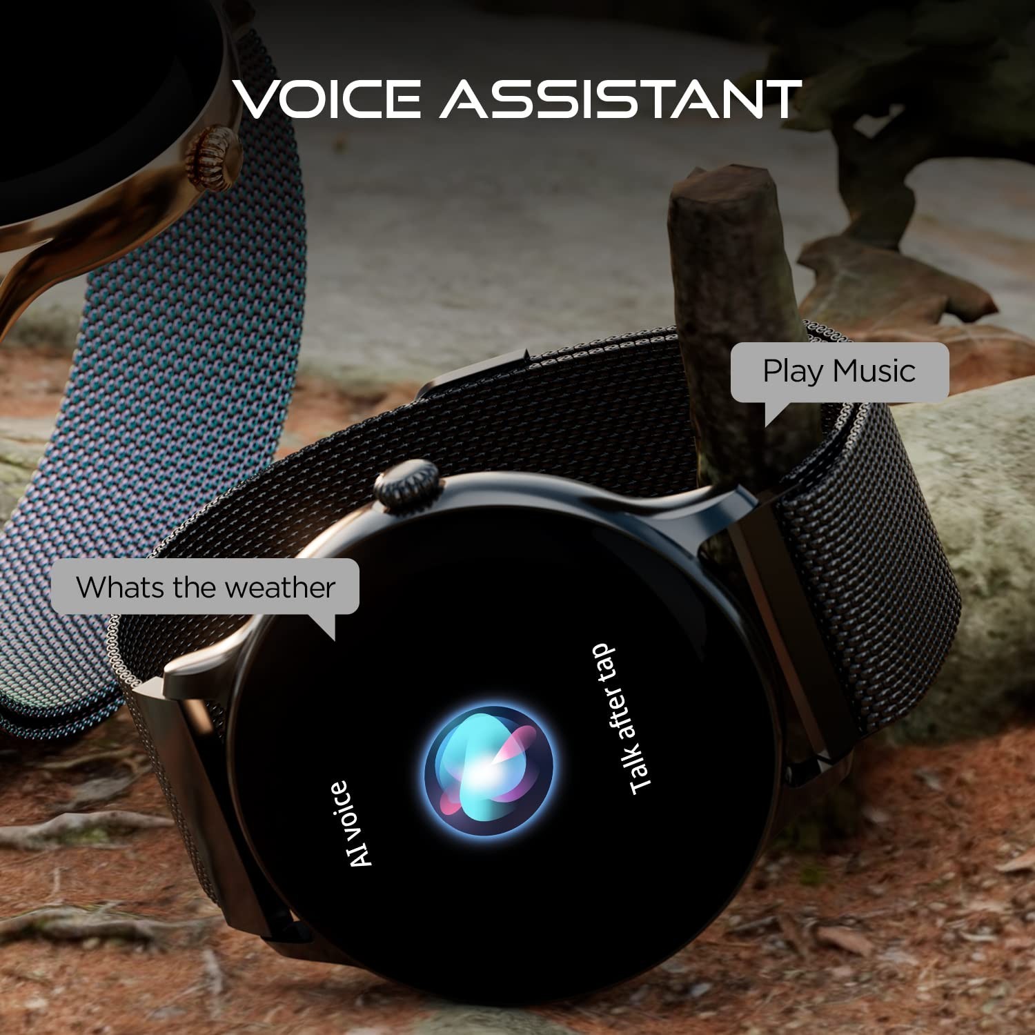 Fire-Boltt Smart Watch 1.39 inch| Bluetooth Caling, AI Voice, Sports Mode &Spo2