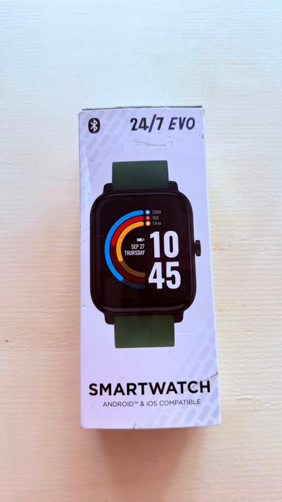 iTech 24/7 EVO Smartwatch Bluetooth Fitness Activity Tracker Android iOS Green B