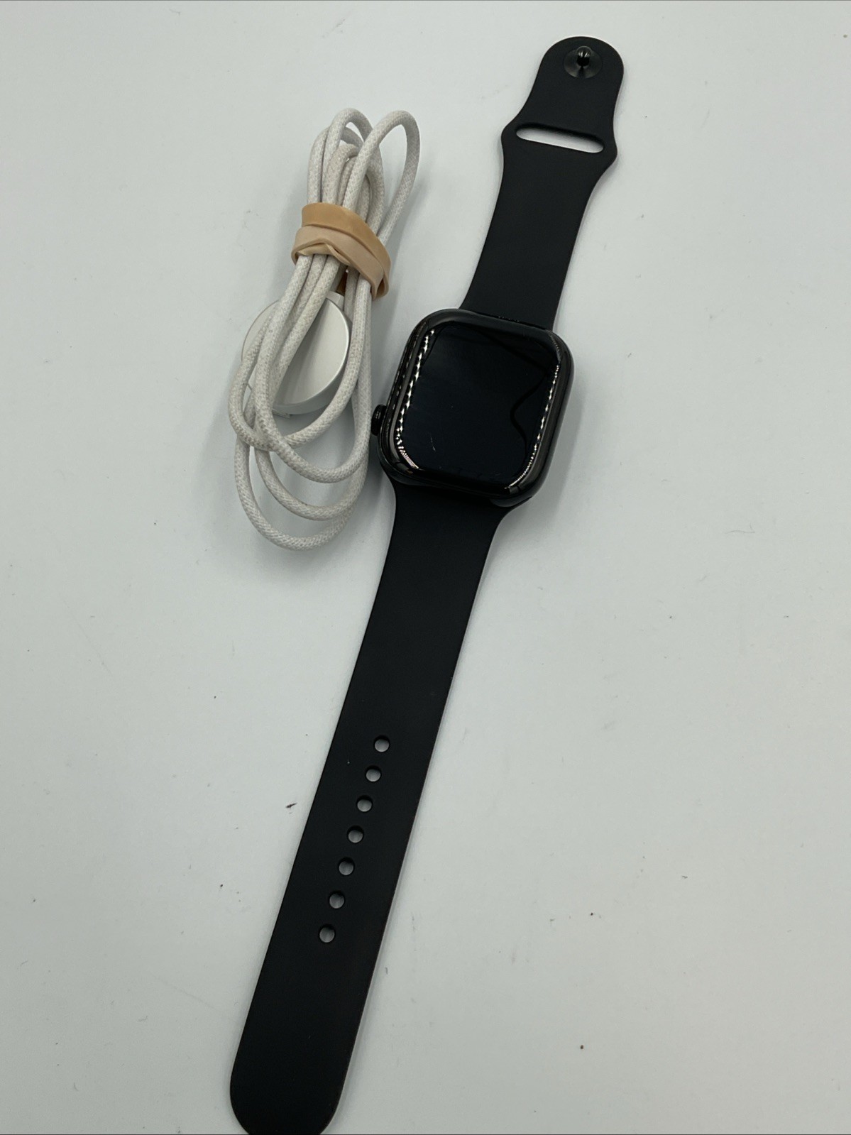 GPS Only Apple Watch Series 11 46MM Jet Black Alum. Black Sport Band MEUW4LW/A
