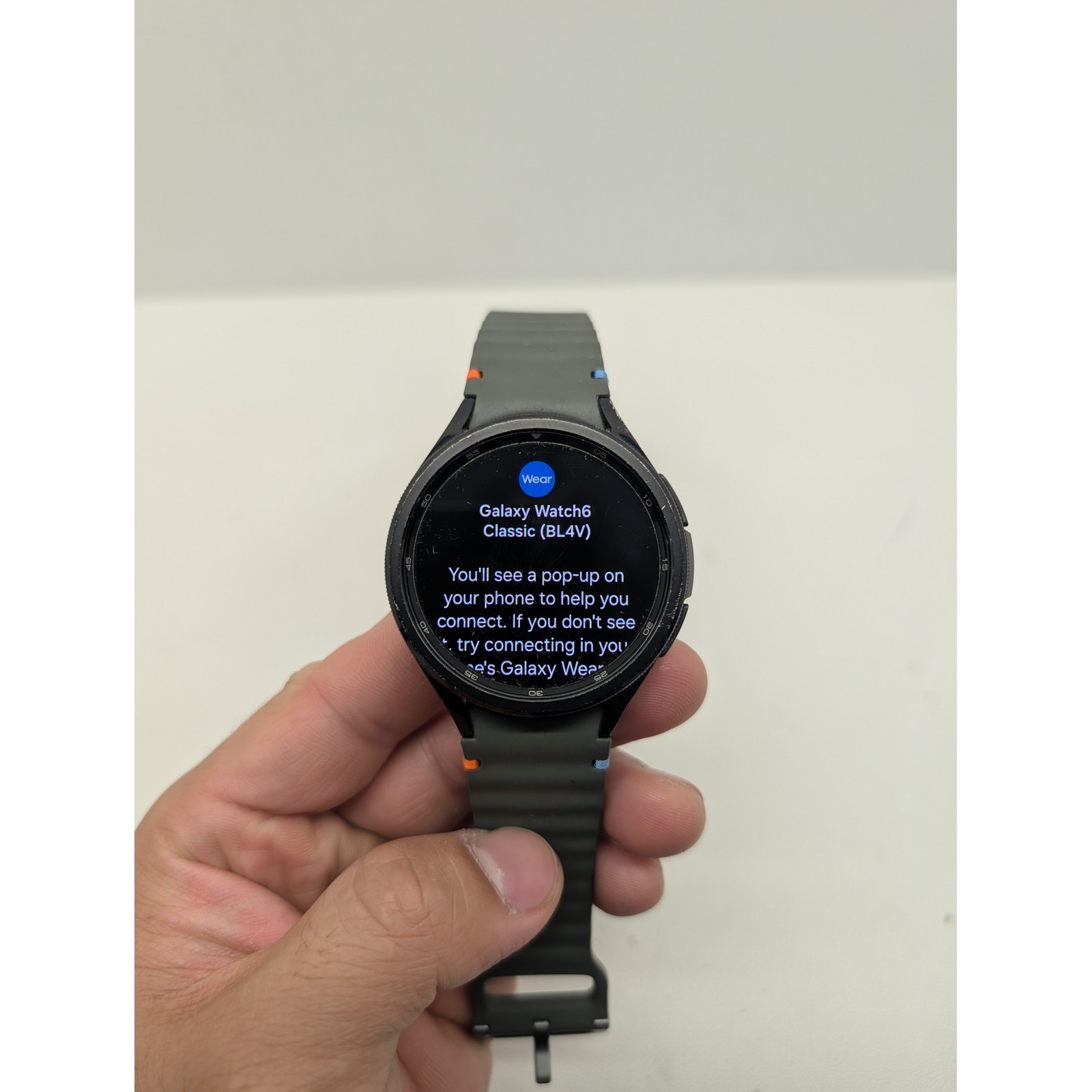 Samsung Galaxy Watch6 Classic BL4V SM-R960 Smartwatch grey silicone band