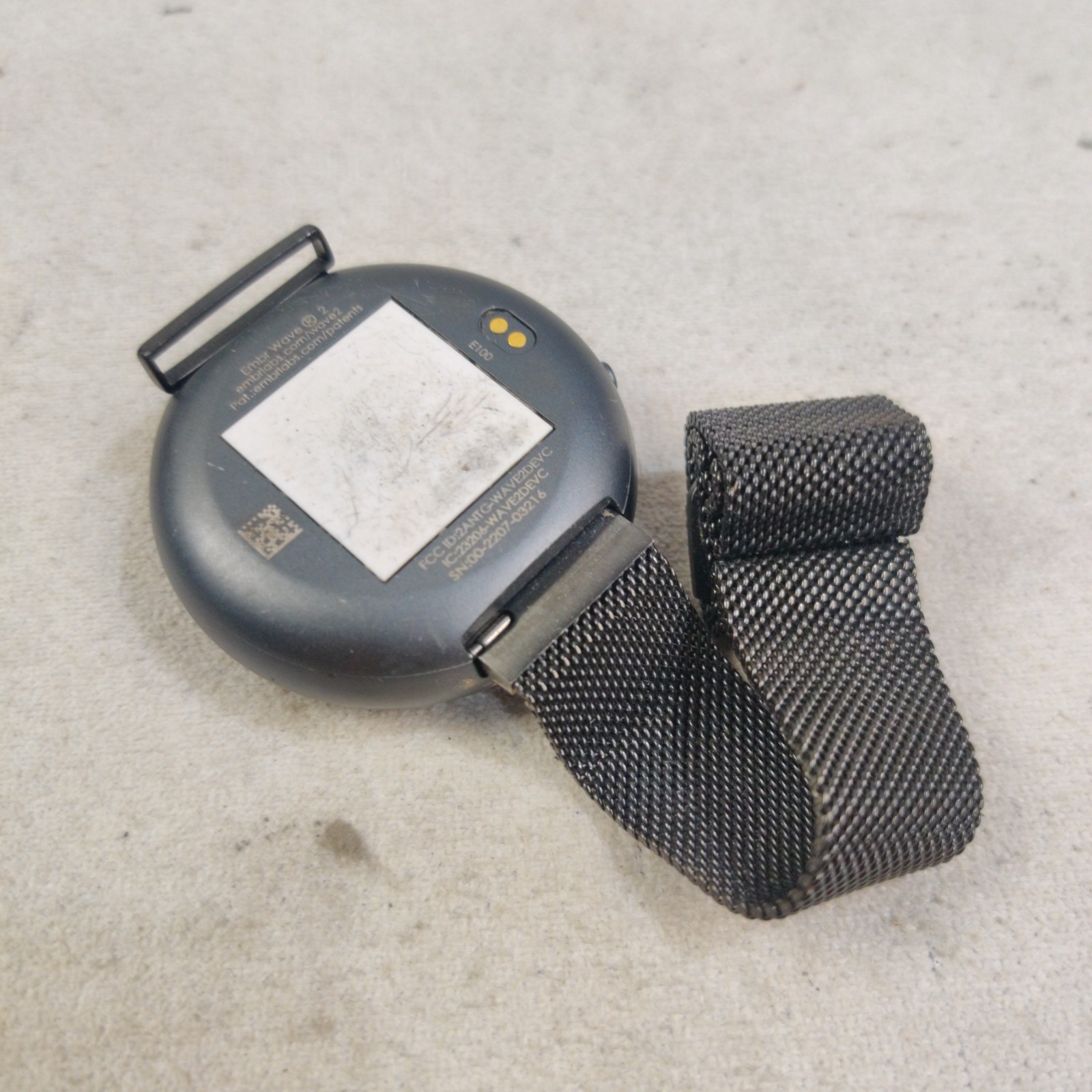 Embr Wave 2 Thermal – Black – GOOD CONDITION – UNIT ONLY – UNTESTED Bundle