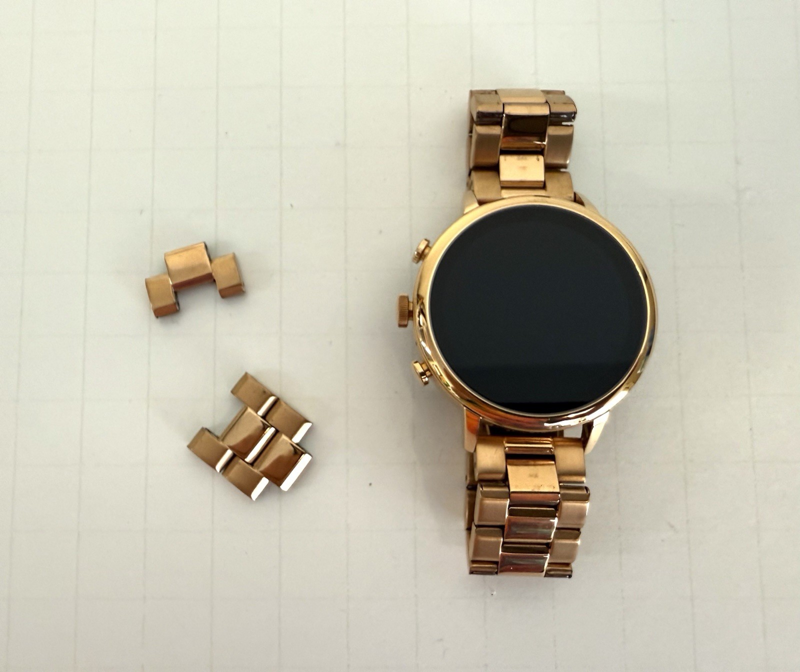 Fossil Q Venture Gen 4 Rose Gold Tone Stainless Smart Watch FTW6018