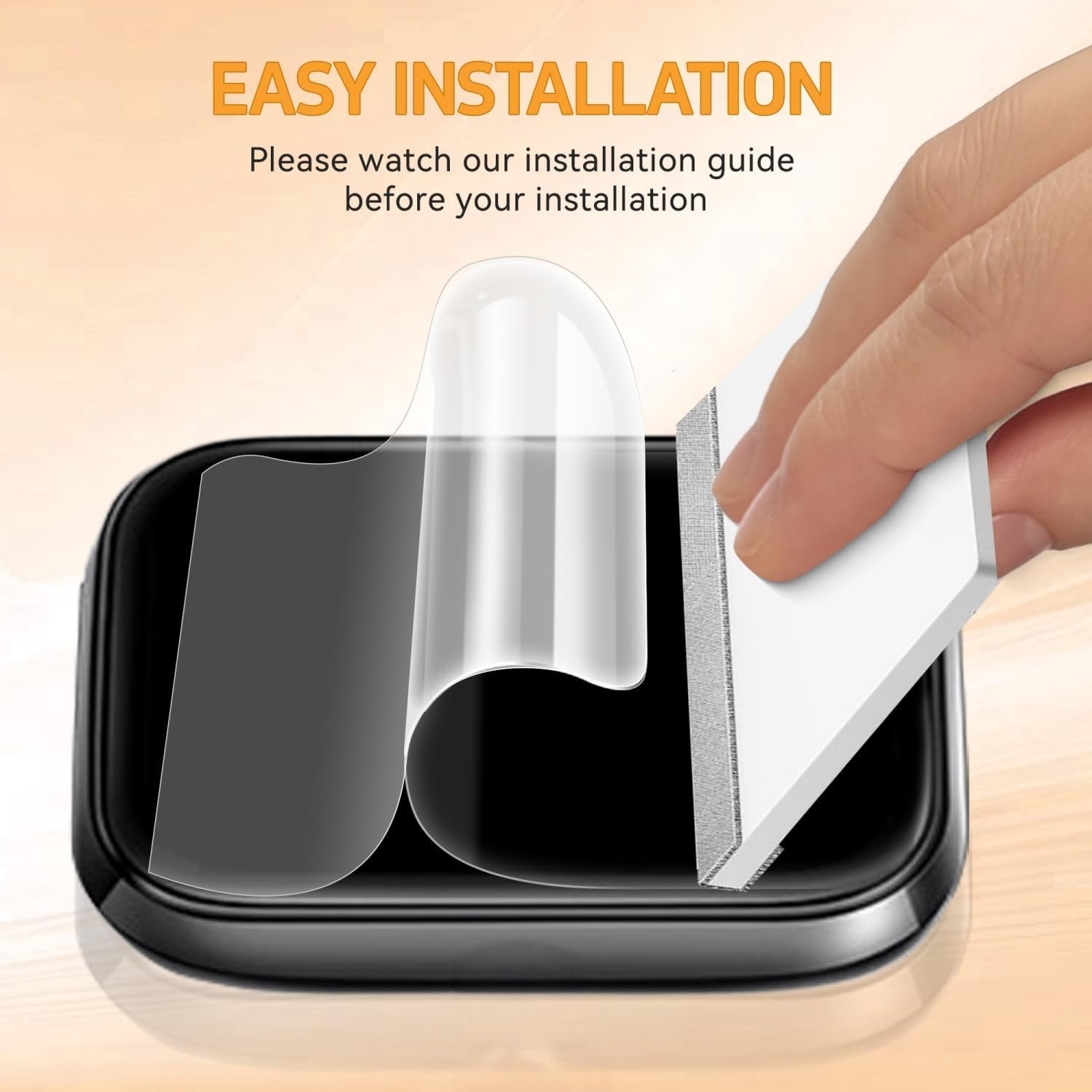 6 Pack Screen Protector for DIVOAZBVO Smart Watch 1.39″ HD Clear TPU Film