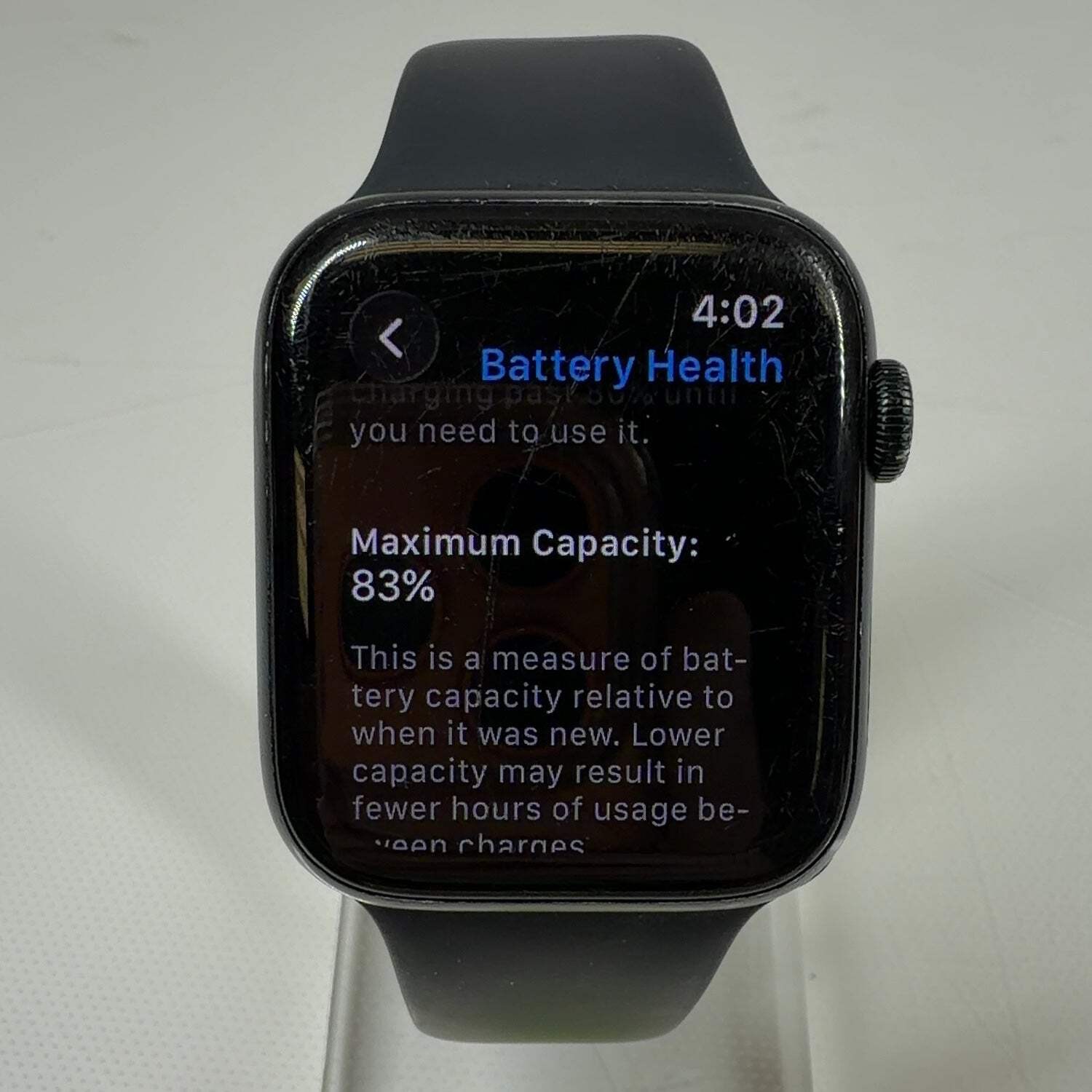 GPS Only Apple Watch SE 2nd Gen 44MM Midnight Black Sport Band MNTG3LL/A