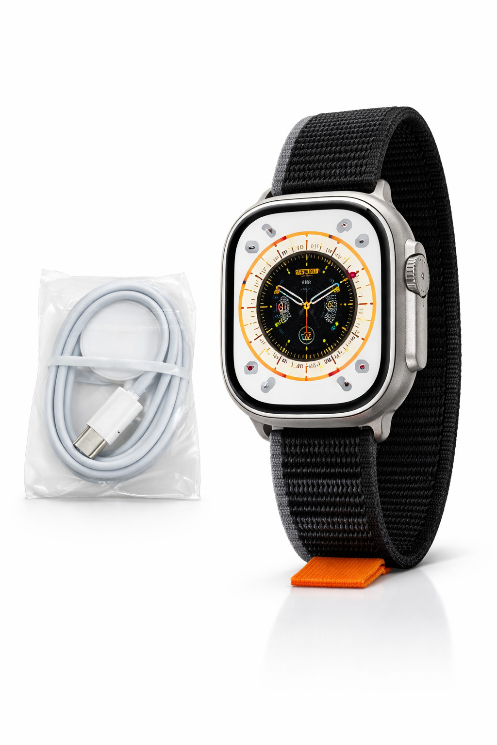 Apple Watch Ultra 49mm (GPS + Cellular) Gray Trail Loop -Unlocked Smart Watch
