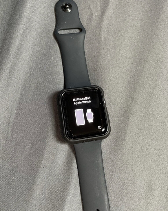 Apple Watch Series 3 42 Mm Space Gray Aluminum With Black