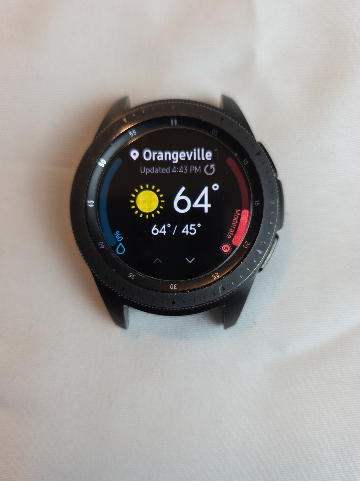 Samsung Galaxy SM-R810 Smartwatch 42mm Bluetooth Wifi – Black No Band