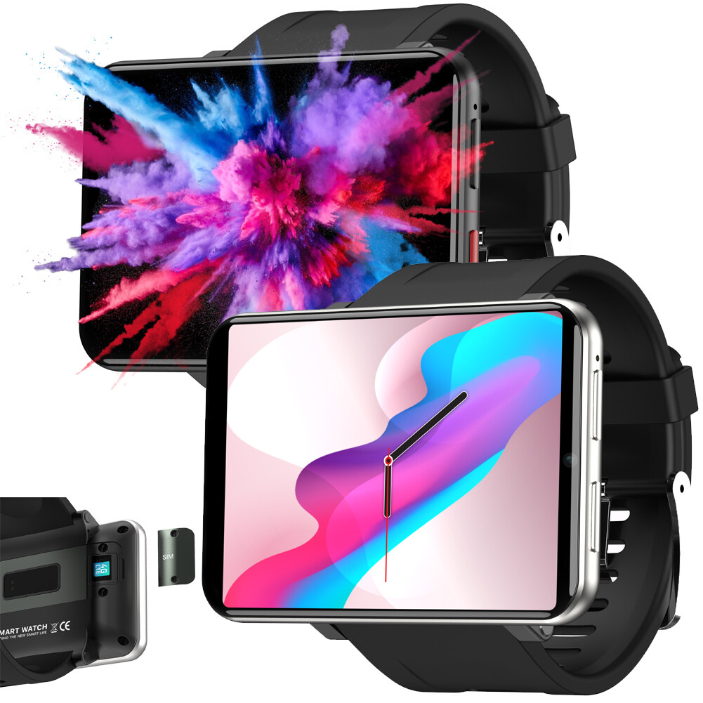 4G Smart Watch Camera Bluetooth Call Smartwatch Unlocked Wristwatch Men Women