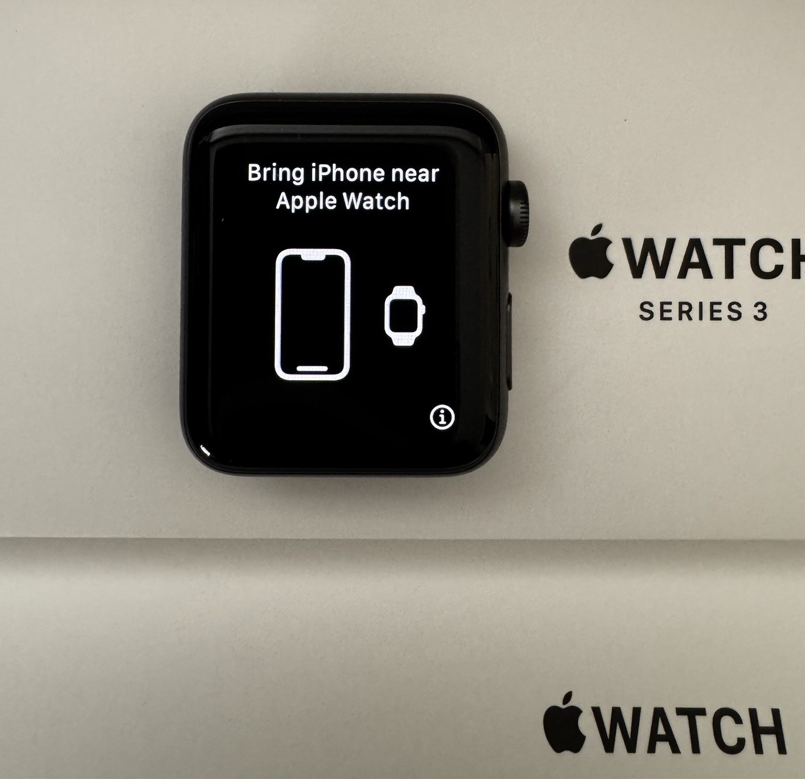 Apple Watch Series 3 Space Gray Aluminum, GPS, 42mm with Black Sport Band
