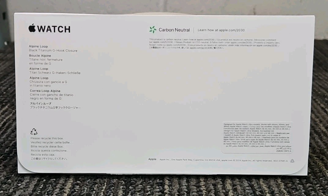 Apple Watch A2986 MX4R3LW/A Ultra 2 49MM Black – Dark Green Band