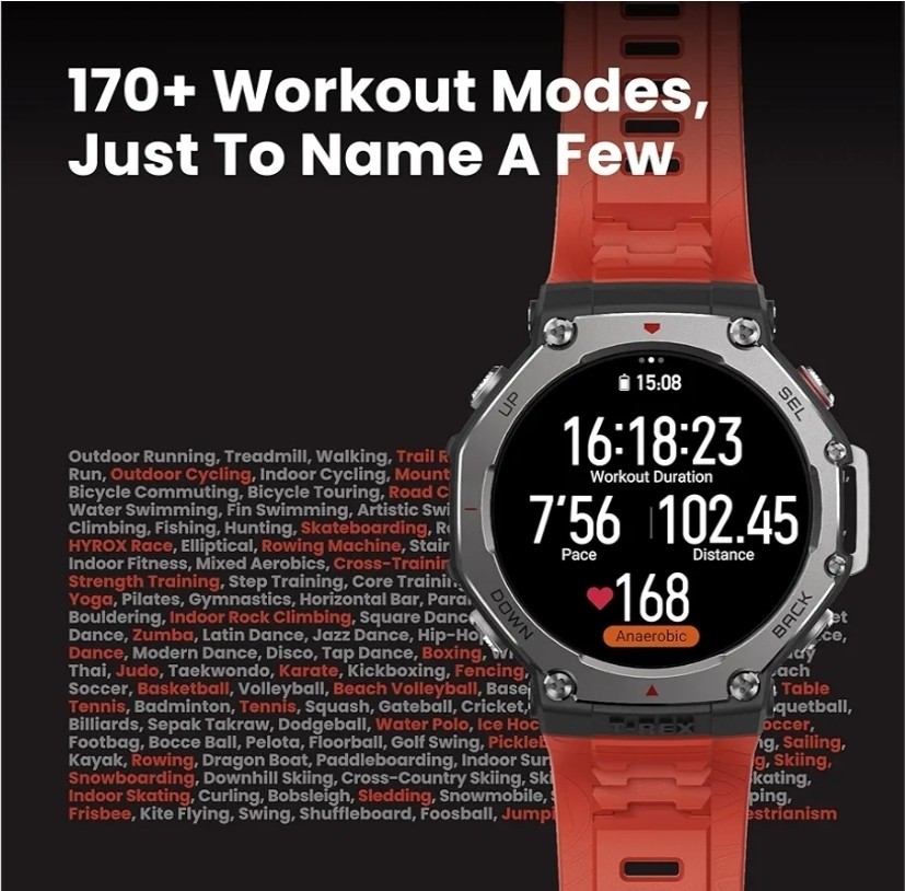 Amazfit T-Rex 3 Outdoor Smart Watch 48Mm AMOLED Display, Offline Maps Brand NEW