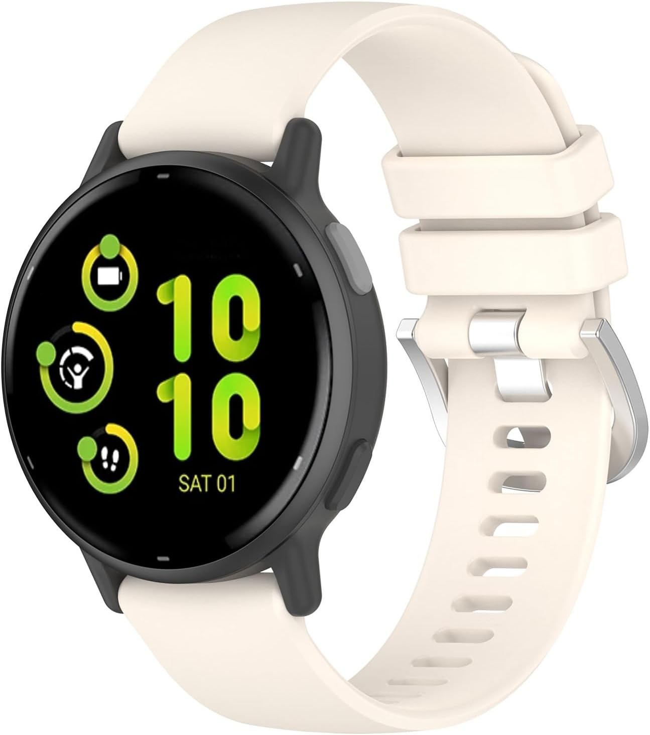 20mm Soft Silicone Strap Compatible with Garmin Vivoactive 5, 6