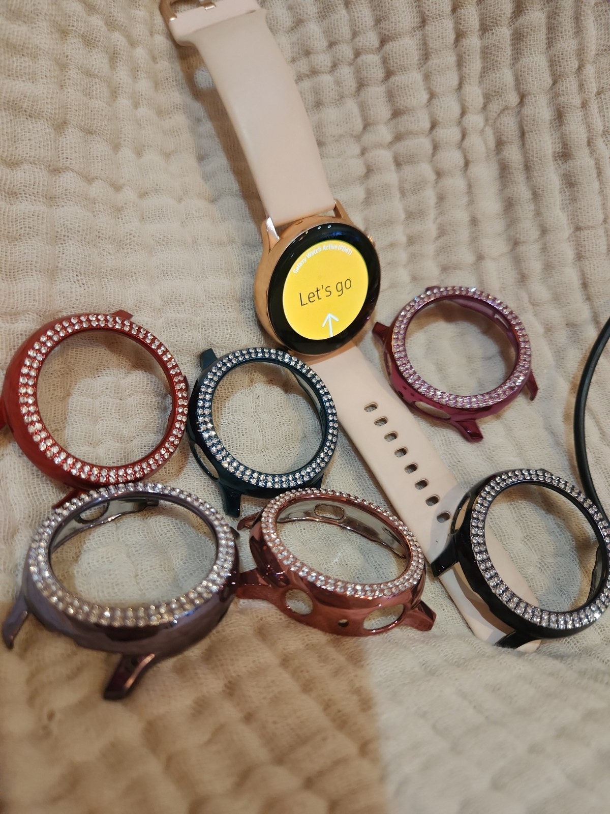 Samsung Galaxy Watch Active 40mm (SM-R500) Rose Gold Extra Face Covers