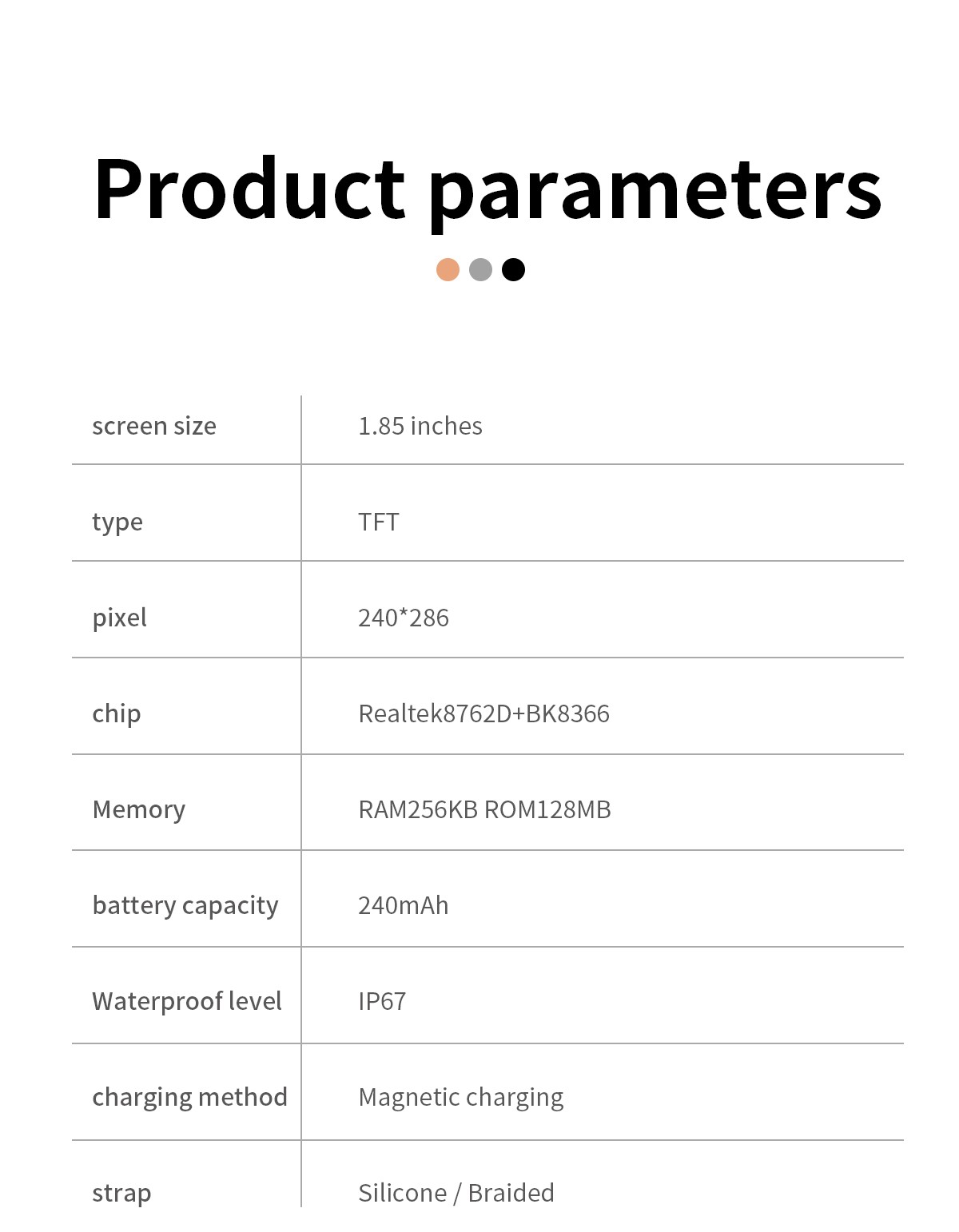 Smartwatch Men/Women Watch Bluetooth Call IP67 Fashion For iOS and Android Sport