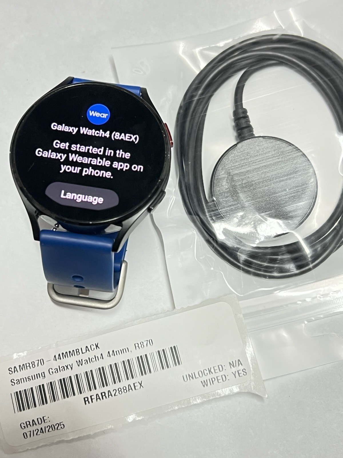 Samsung Galaxy Watch4 SM-R870 44mm Aluminum Case with Sport Band