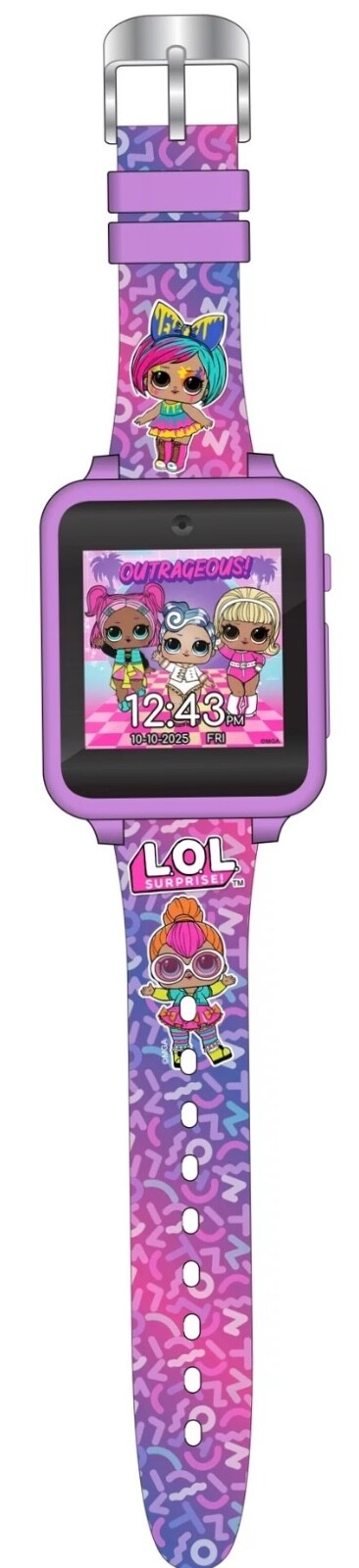 Kids Interactive Smartwatch Fitness Games Camera Calculator LOL Surprise Purple