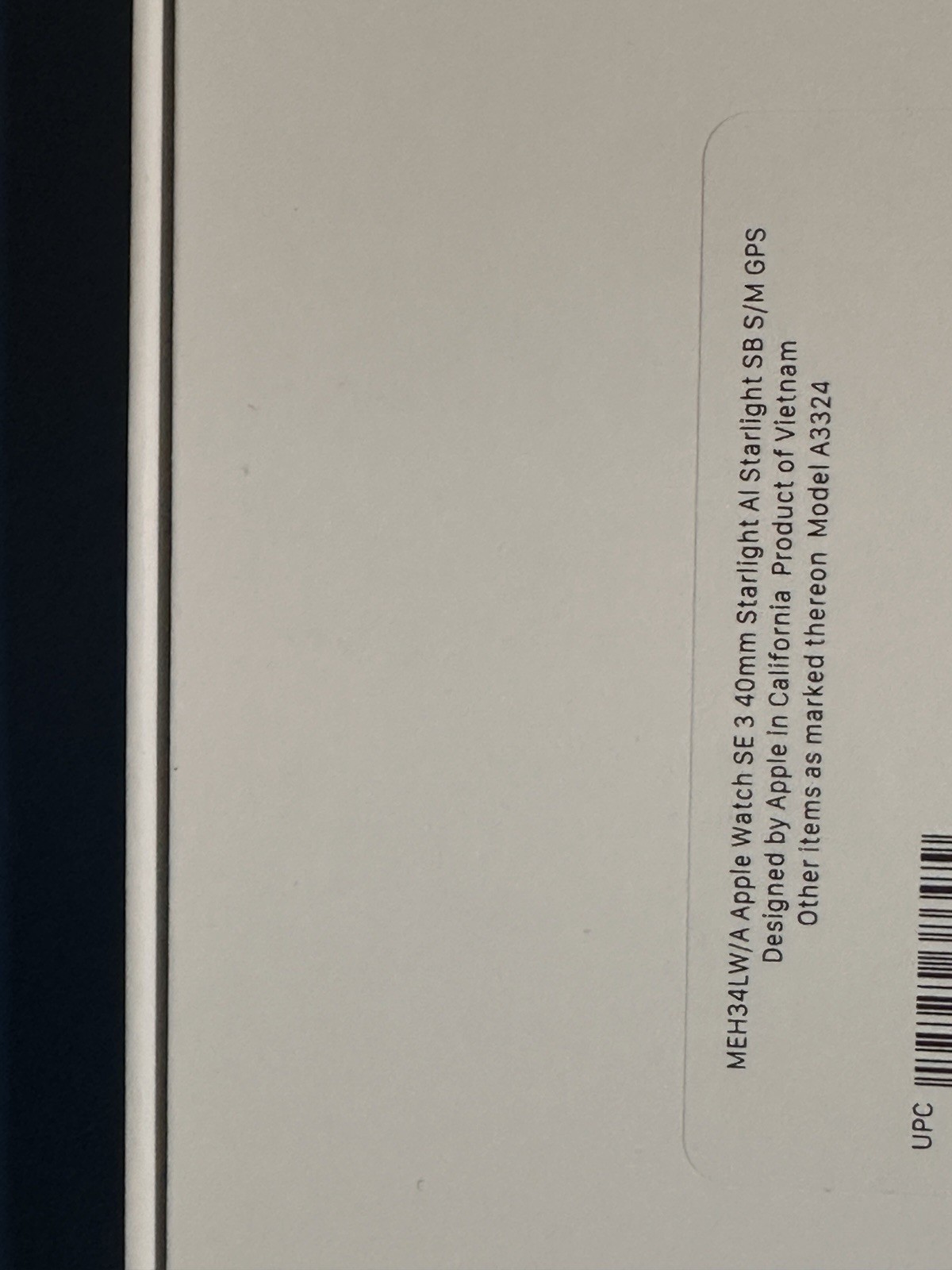 Apple Watch SE 3 [GPS 40mm] Smartwatch with Starlight Aluminum Case