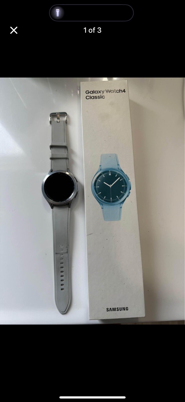 Samsung Galaxy Watch4 Classic SM-R890 46mm Stainless Steel Case with Ridge-Sport