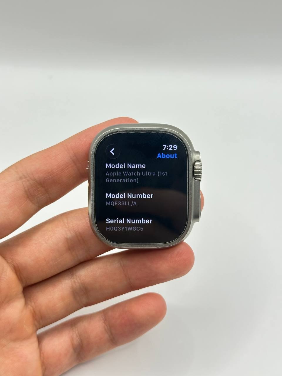 Apple Watch Ultra 1st 49mm GPS + LTE Natural Titanium **BAD LCD – SEE PICS**