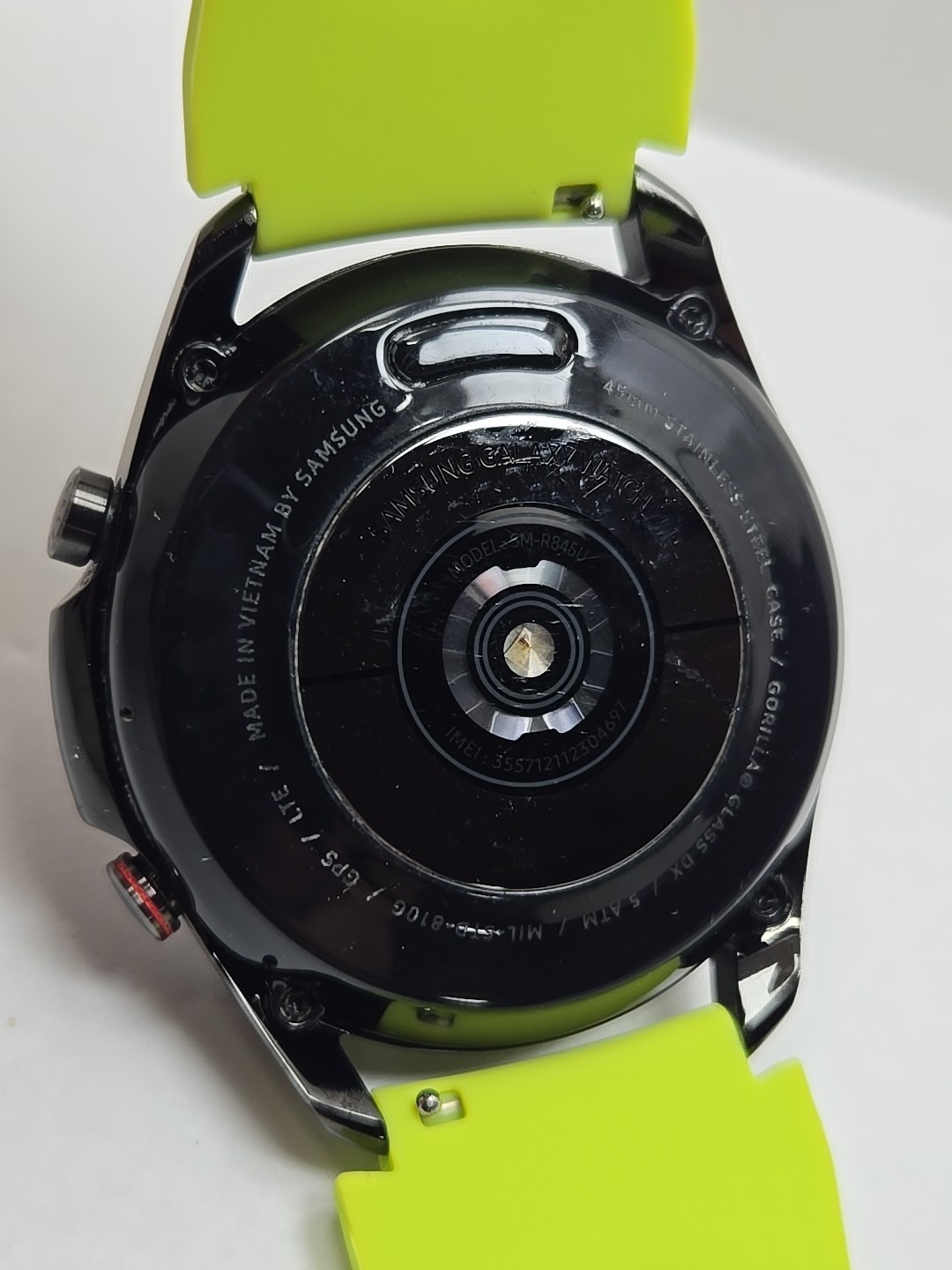 Samsung Galaxy Watch3 45mm LTE Mystic Black Smartwatch GPS Heart Rate Neon *READ