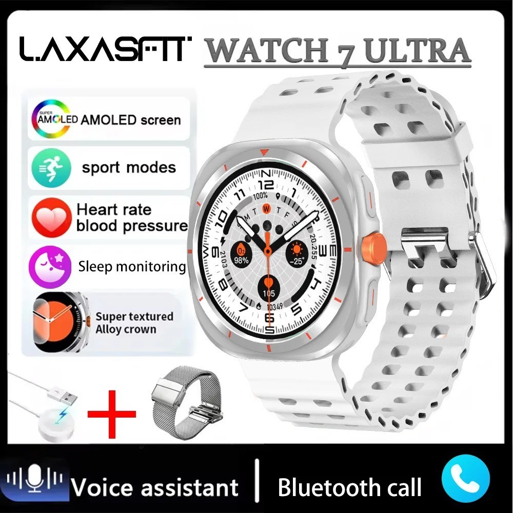 2025 Smartwatch Men Women AMOLED GPS Bluetooth Call Fitness Tracker Gym Fun Gift