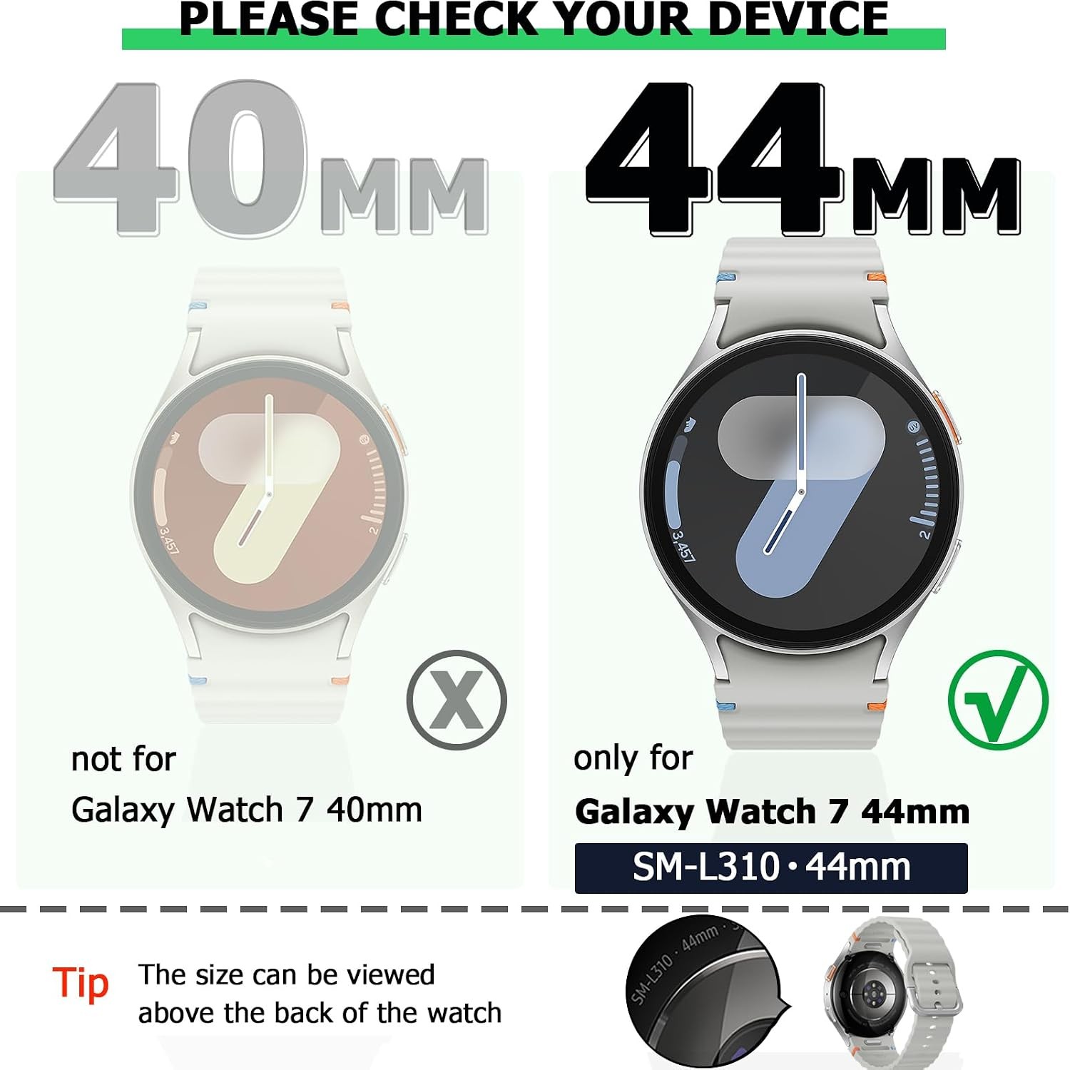 6 Pack Bling Case for Samsung Galaxy Watch 7 44mm Screen Protector Accessories