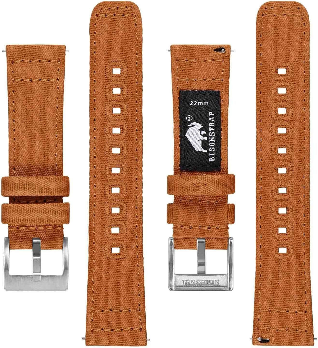 Strap For Canvas, Quick Release, Replacement Bands, Brushed Buckle, 20mm 22mm 24