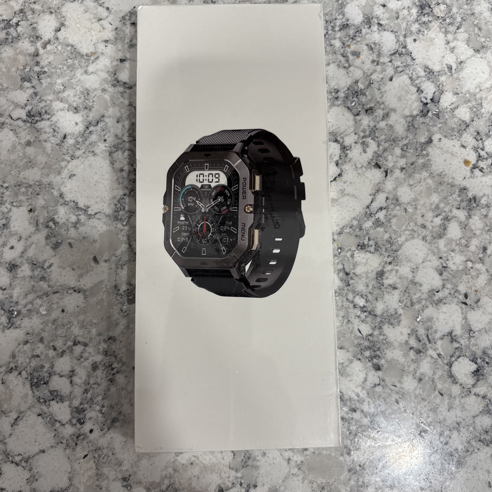 SEALED Smart Watch 2024 New Waterproof Bluetooth Call Blood Pressure Sports