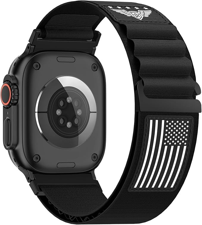 Nylon Sport Strap Compatible with Apple Watch Ultra 3/2 45mm 44mm for Men