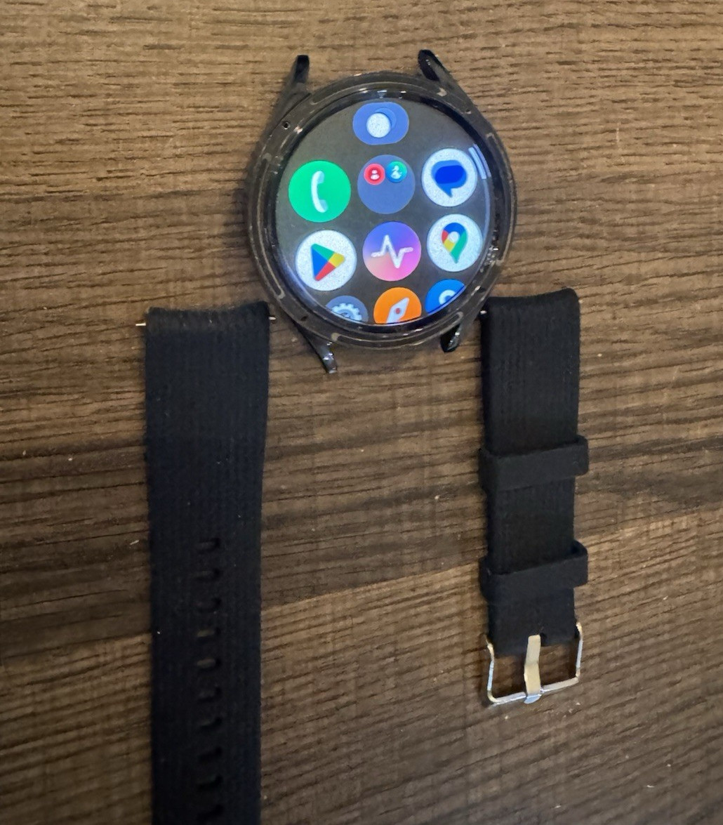 Samsung Galaxy Watch 6 Classic SM-R965U 47mm Black (LTE) Unlocked FAIR (READ)