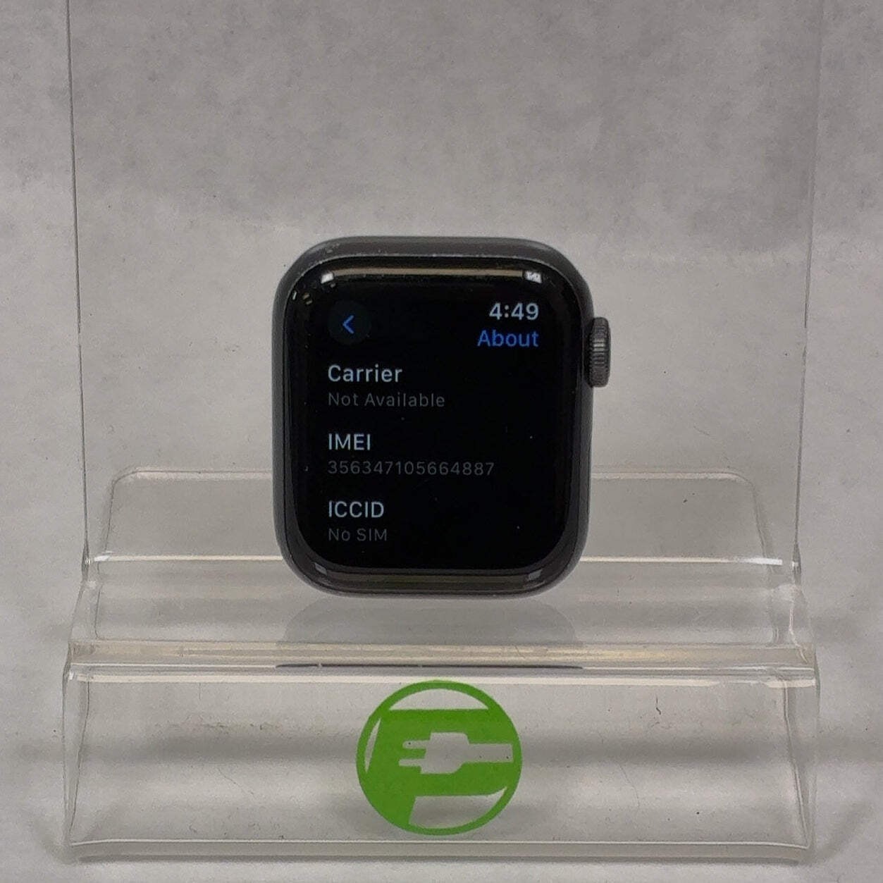 Broken Unlocked Apple Watch Series 5 40MM Aluminum A2094 Bad Battery Face Only
