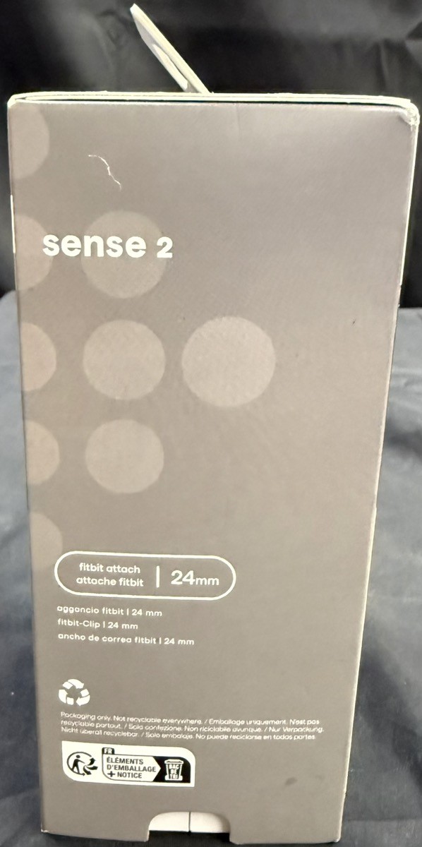 Fitbit Sense 2 Health/Fitness Smartwatch Grey/Graphite 24mm (CLN073899)