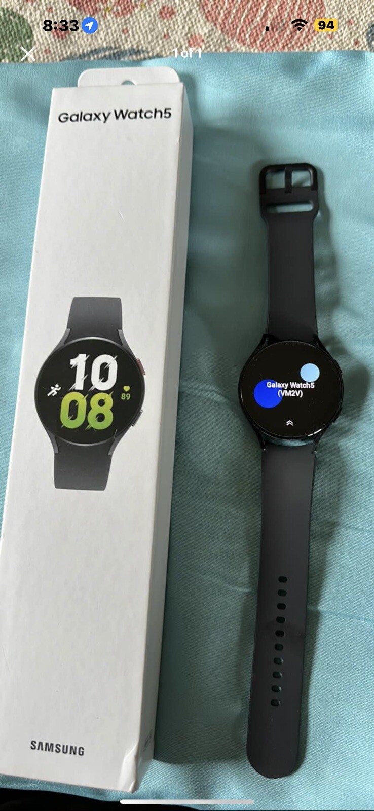 Samsung Galaxy Watch 5 44mm GPS Bluetooth Graphite Smartwatch SM-R910NZAAXAA