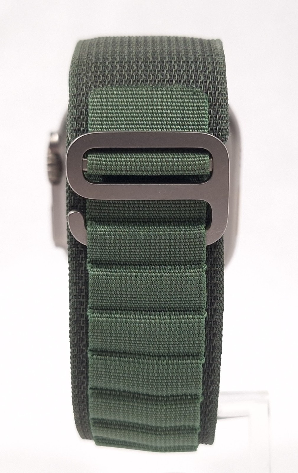 Apple Watch Ultra MQEW3LL/A A2622 49mm Titanium Case W/ Medium Green Alpine Loop
