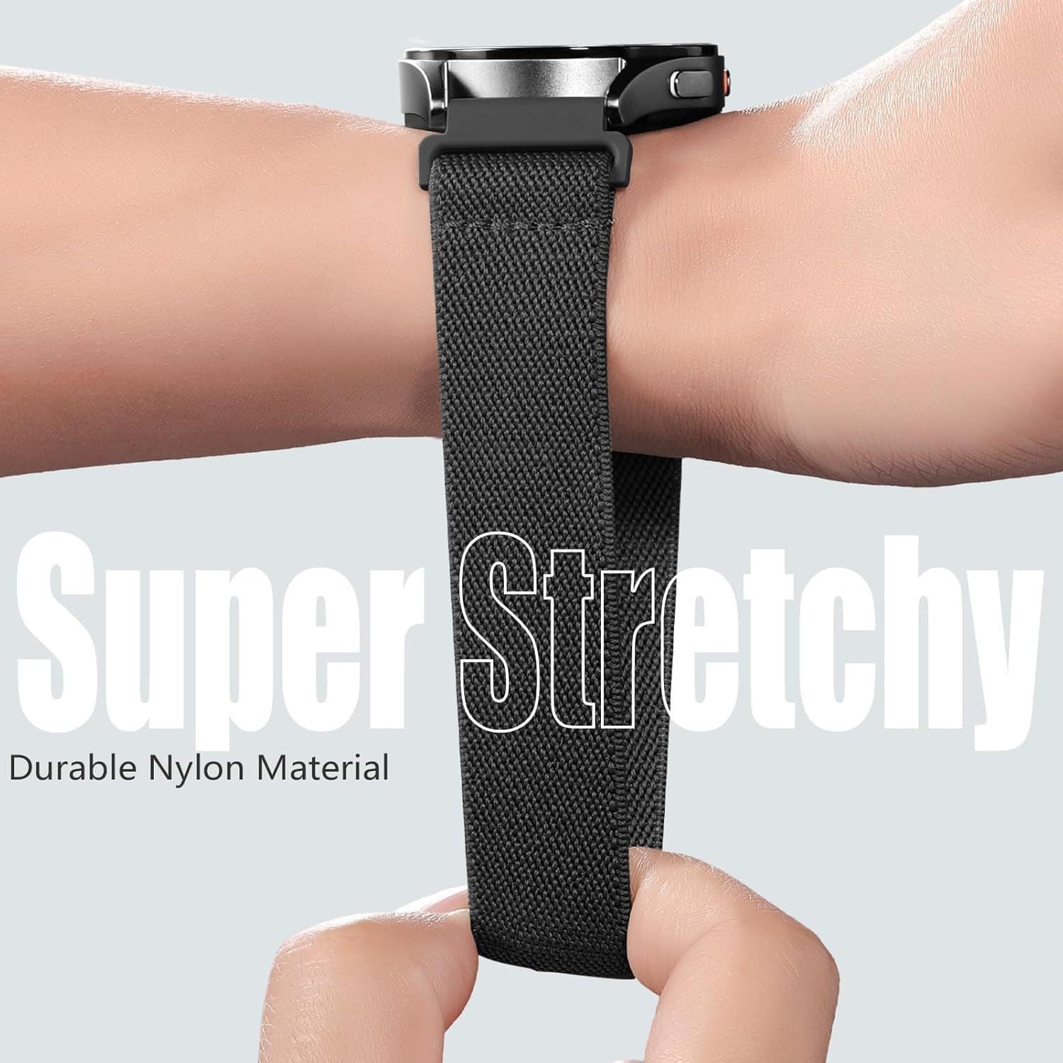 10 Pack Stretchy Sport Loop Bands 22mm for Amazfit Bip 6 Compatible with GTR Ser
