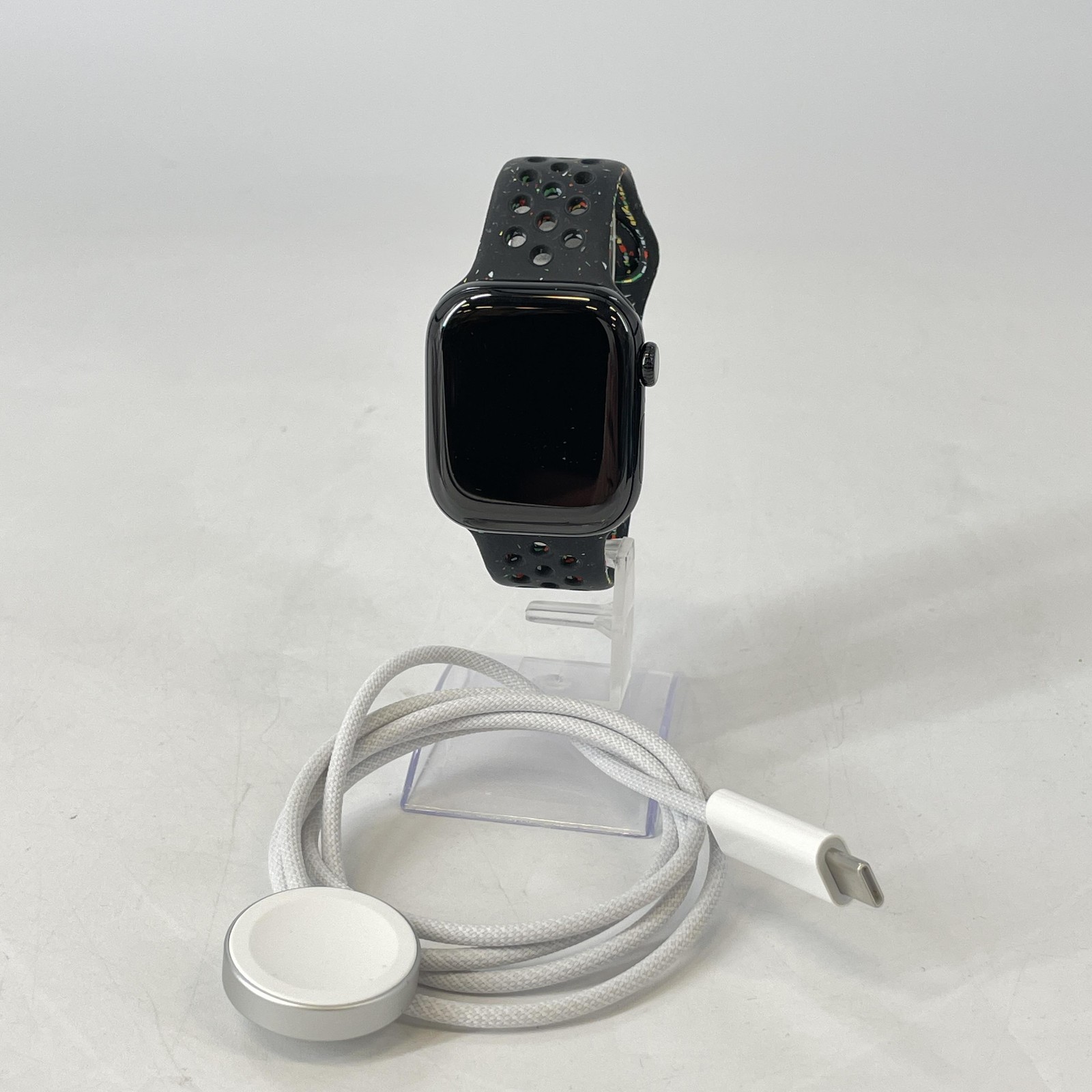 Apple Watch (Series 11) 42mm Jet Black Aluminum (GPS) w/ Nike Sport – Excellent