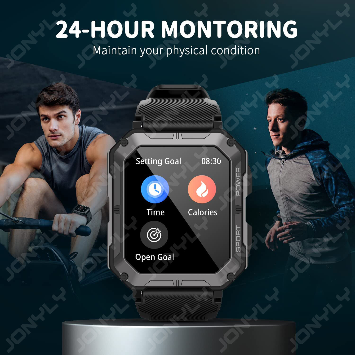 Rugged Military Smart Watch for Men(Answer/Make Calls) Tactical Fitness Tracker