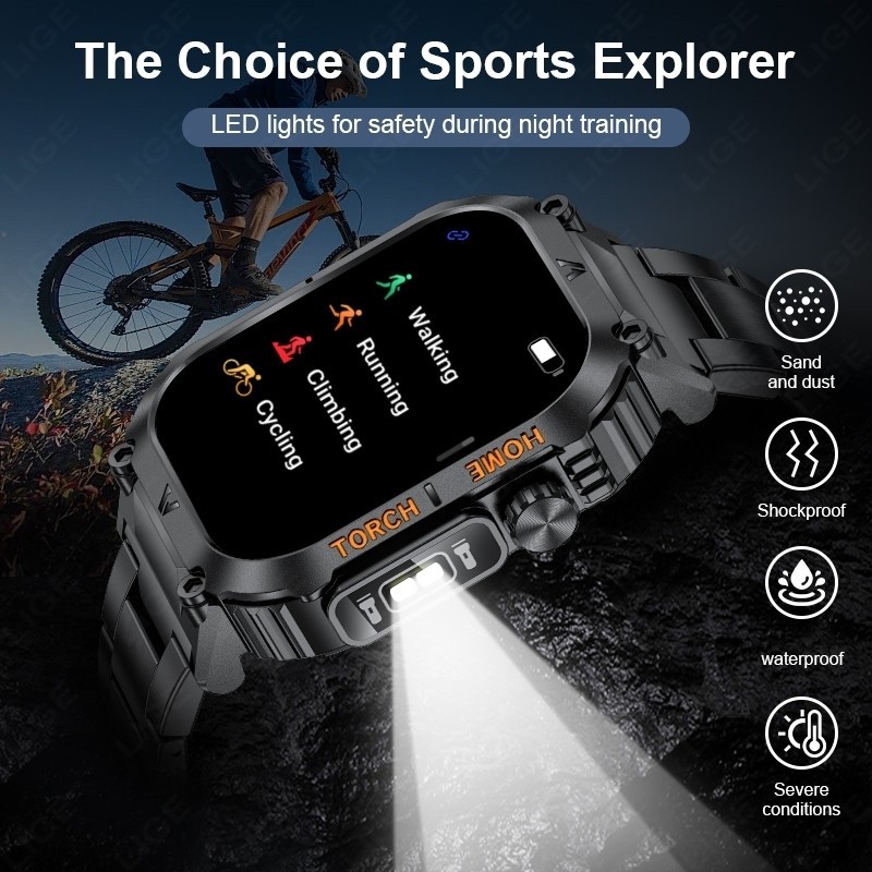 2025 Smart Watch Men Women Fitness Tracker Waterproof Call for iPhone Samsung